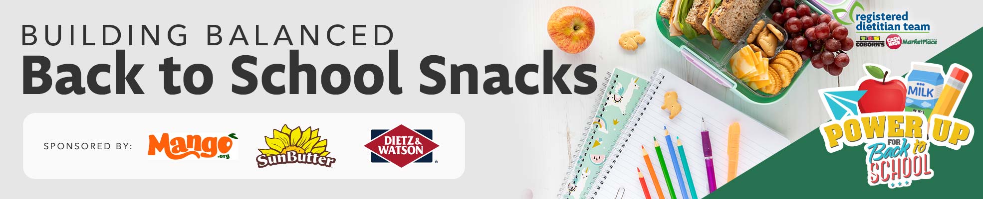 Building Balanced Back To School Snacks