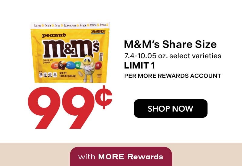 M&M's Share Size