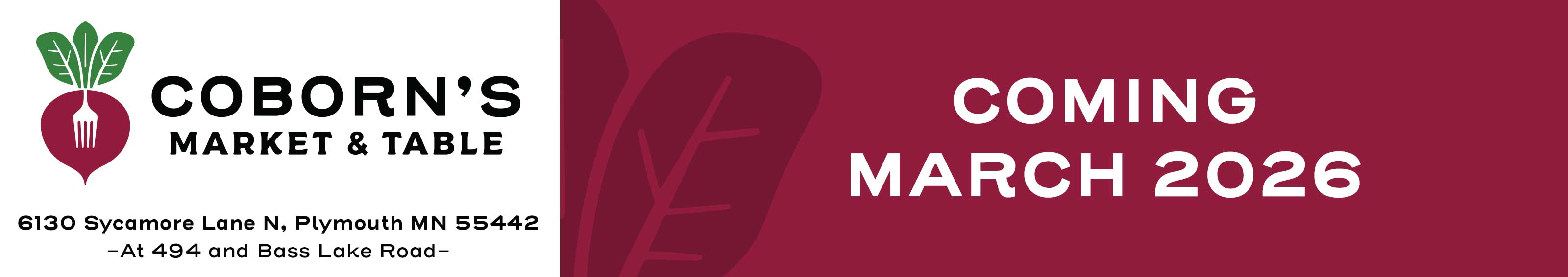 Coming Soon - Coborn's Market & Table